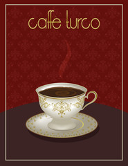 Turkish coffee poster
