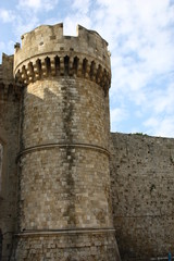 Fototapeta na wymiar Altstadtmauer von Rhodos