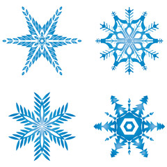 Eisblumen geometrisch