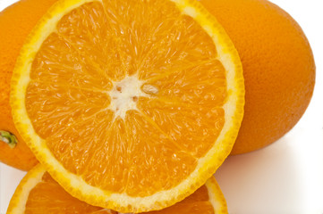 Fresh orange selection.