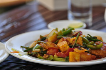 Stir fried chicken