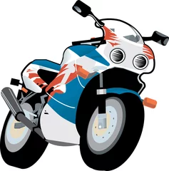 Poster de jardin Moto Moto de sport