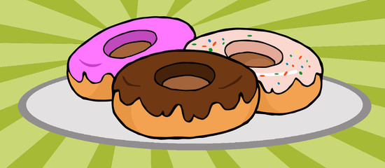 Donuts Vector Illustrations