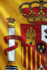 Spain flag detail