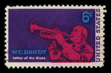 Postage stamp.