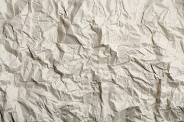 crumpled recycled paper