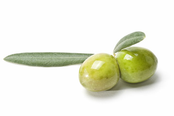 Aceitunas verdes.
