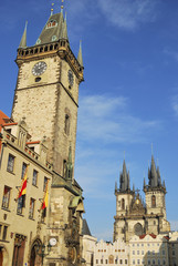 Fototapeta na wymiar Old town square, Prague