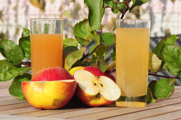 Natürlicher Apfelsaft © Michael Rogner