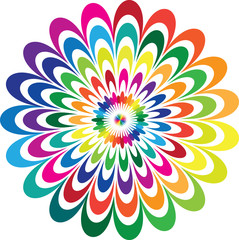 Abstract flowers illustrations