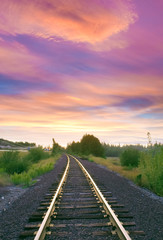 Fototapeta na wymiar Idaho Tracks