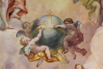 Fresque de l'Eglise St Charles, Vienne