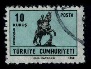 Postage stamp.