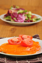 Toastbrot mit überbackenem Cheddarkäse