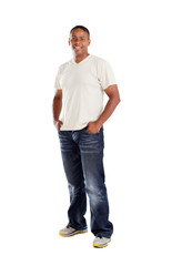 Fototapeta premium happy young indian man