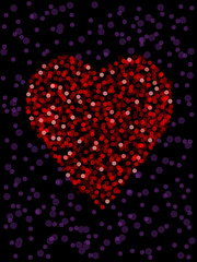 Defocused heart