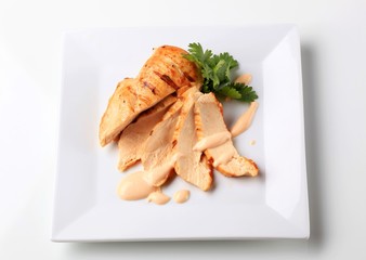 Grilled turkey breast