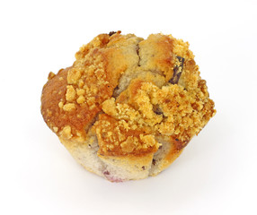 Single raspberry chocolate chip muffin