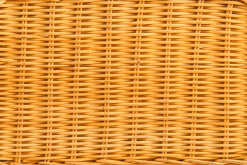 close up of a bamboo basket