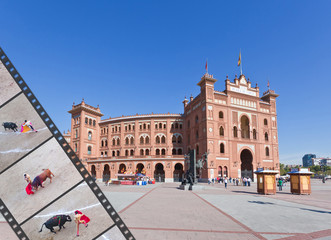 Fototapeta premium Famous bullfighting arena - Plaza de Toros in Madrid