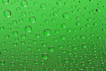 closeup background of water drops