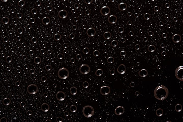 closeup background of water drops.