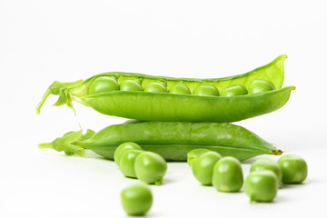 isolated peas