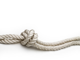 Rope with a knot