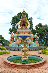 In buddhist's monastery