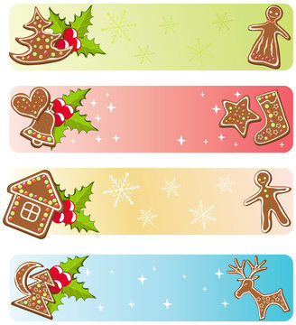 Christmas banners collections.