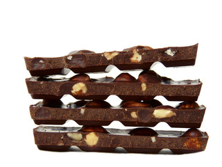 Dark chocolate with nuts