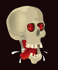 Hungry skull