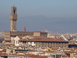 Fototapeta na wymiar Palazzo Vecchio Florenz Italien