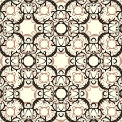 Lace vector brown background