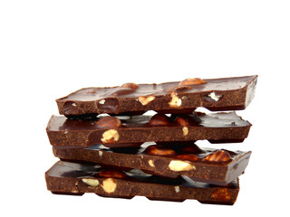Dark chocolate with nuts