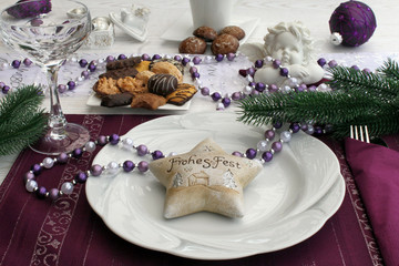 Festlich gedeckter Tisch