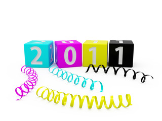CMYK New year boxes