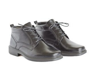 Businessman winter boots