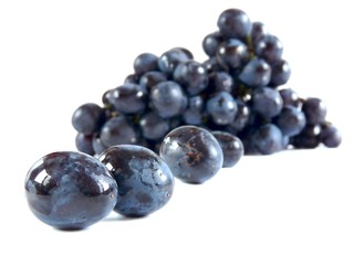 Blue grapes