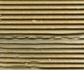 Ribbed cardboard