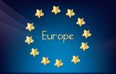 Europe drapeau vectoriel