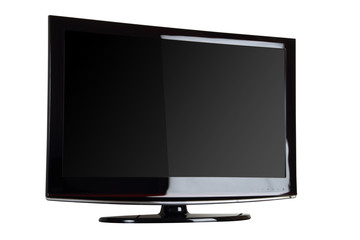 Plasma / LCD TV Front Shot Isolate on White Background