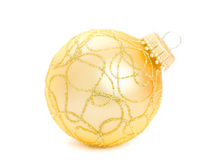 Christmas ball isolated on the background