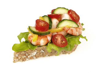 Tiger Prawn and Salad Sandwich