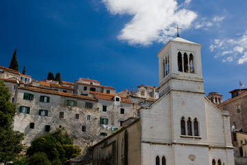 Fototapeta na wymiar Church in Sibenik, Croatia