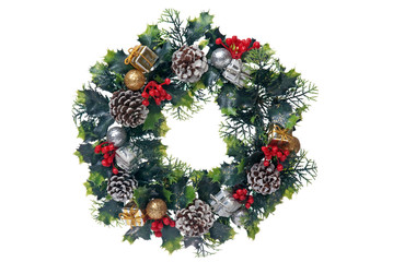 Christmas door garland © homydesign