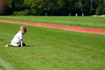 Child at the Polo Match