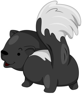 recommend clip art: Skunk