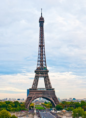 Paris, the beautiful Eiffel Tower.