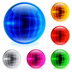 Glossy spheres